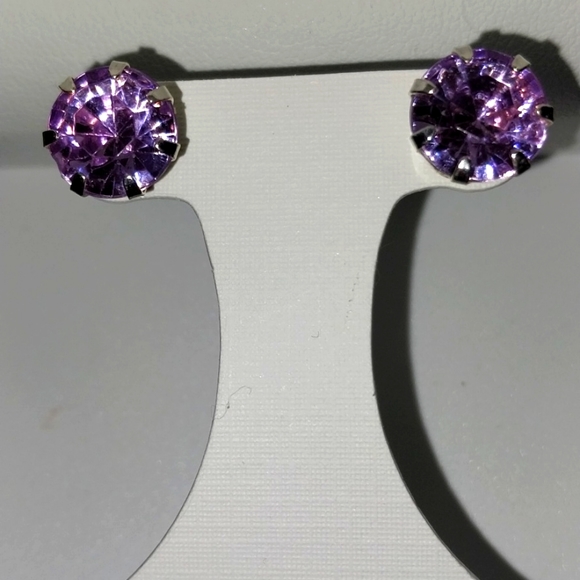 Jewelry - Amethyst Silver earrings